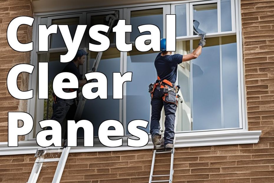 An image of a professional window cleaning team in action